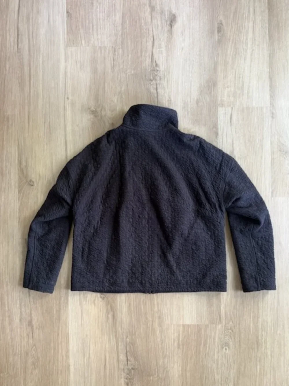 Lululemon Rippled Full Zip Jacket Black Sz 6